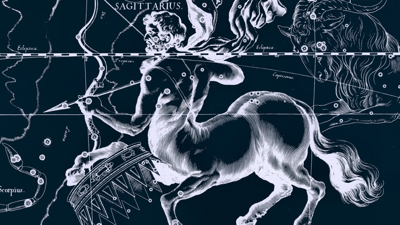 Карта звездного неба стрелец