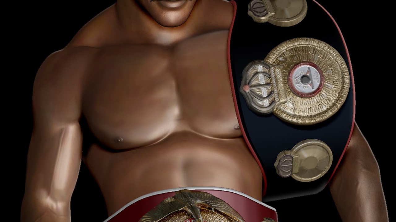 Боксер Эвандер Холифилд 3D