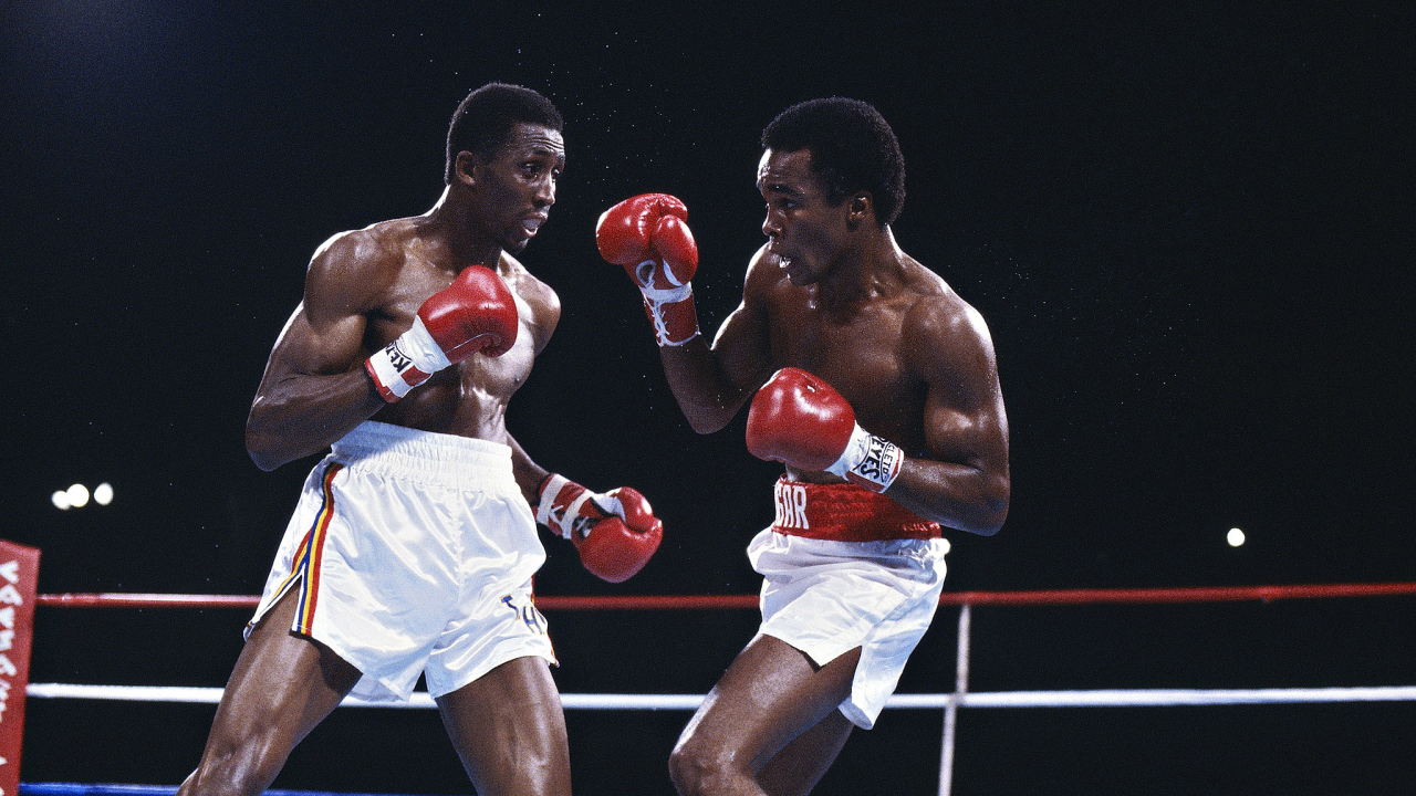 Боксер Томас Хернс на ринге