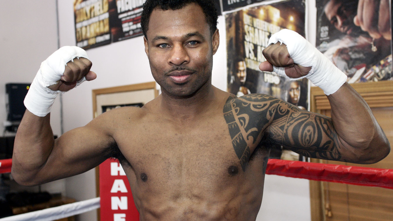 Famous Boxer Shane Mosley in the ring