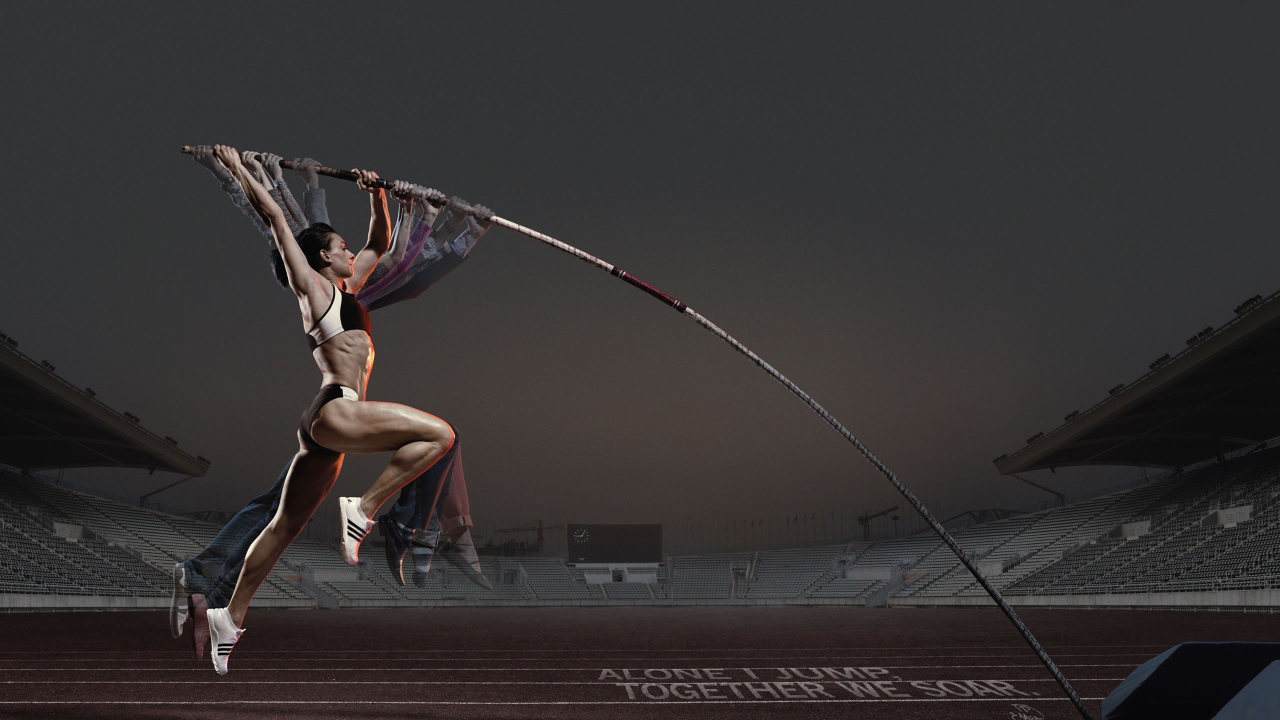 Девушка легкоатлетка