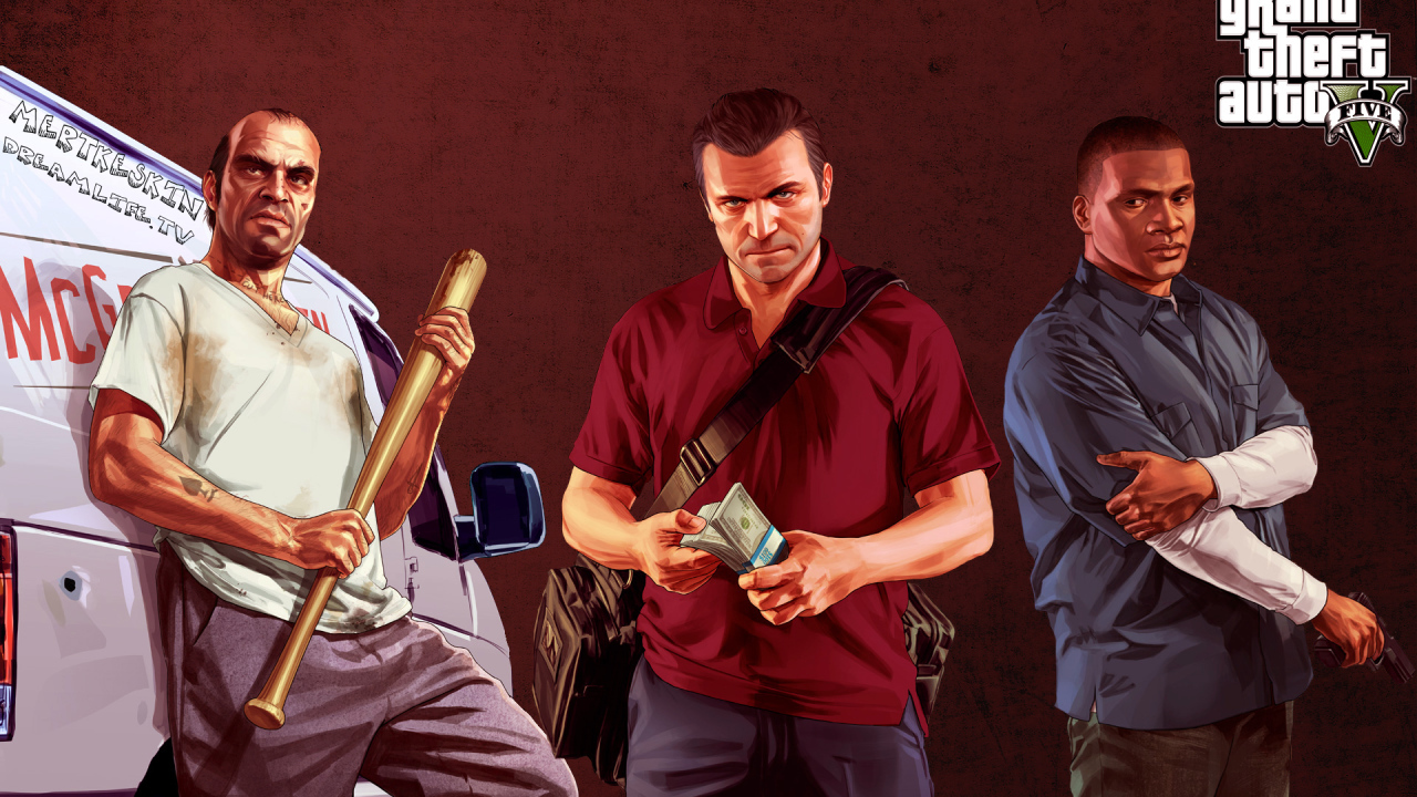 Grand Theft Auto V герои