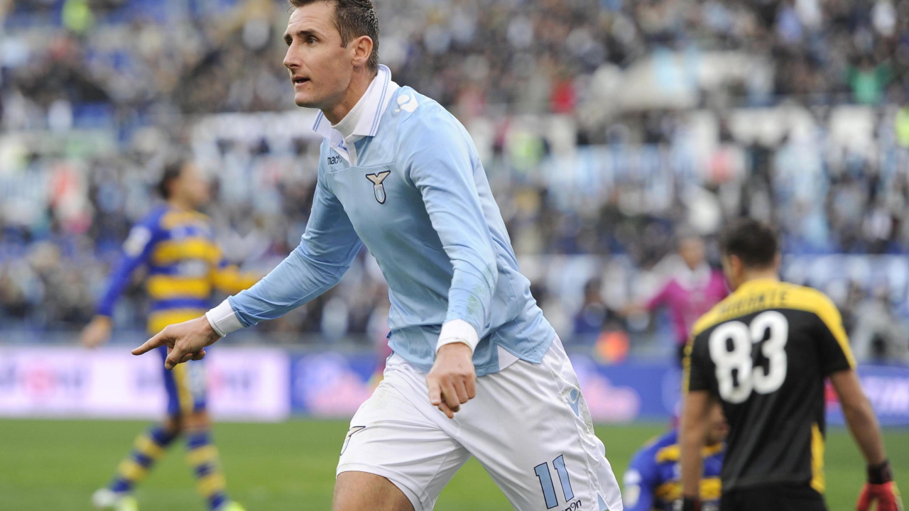 Лацио Мирослав Клозе на поле