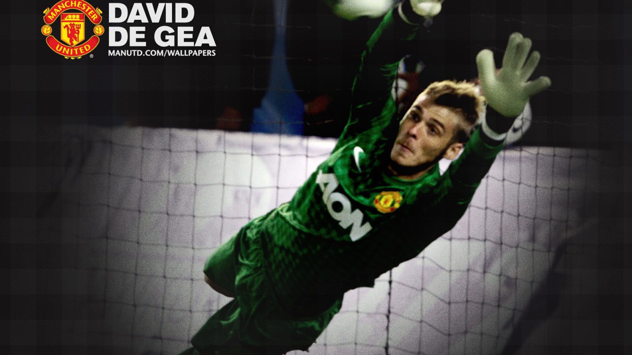 Манчестер Юнайтед Давид Де Хеа ловит мяч
