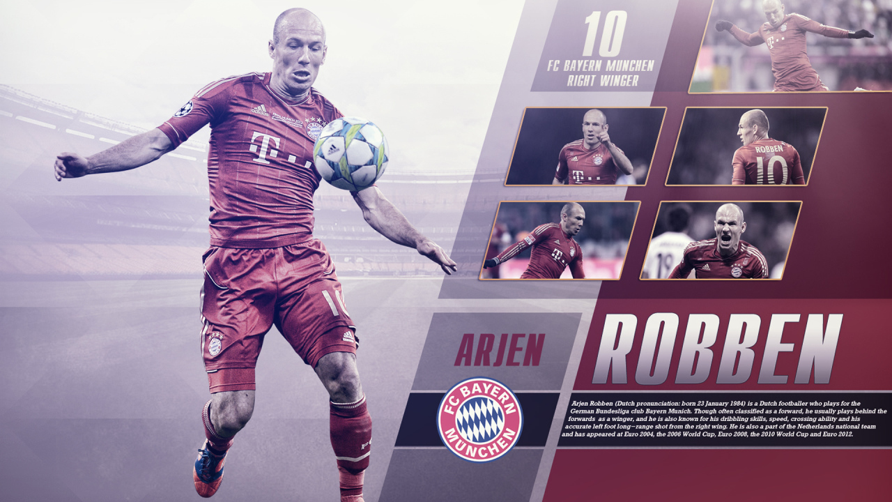 Лучший футболист Баварии Арьен Роббен