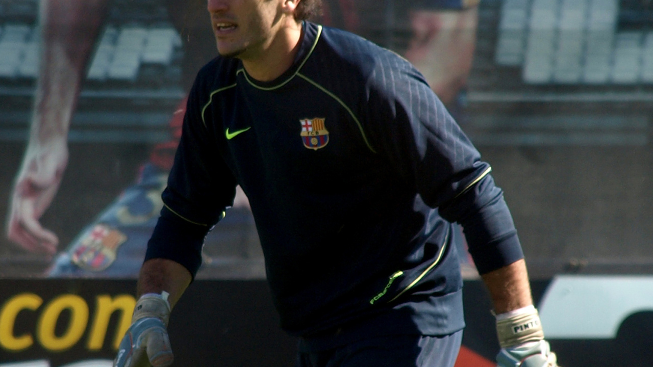 Лучший вратарь Барселоны Хосе Пинто