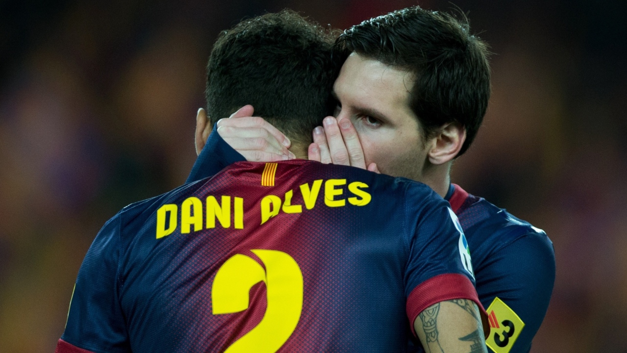 Лучший игрок Барселоны Даниэл Алвес