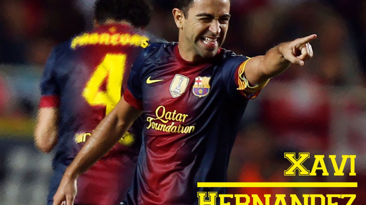 Лучший игрок Барселоны Хави Эрнандес