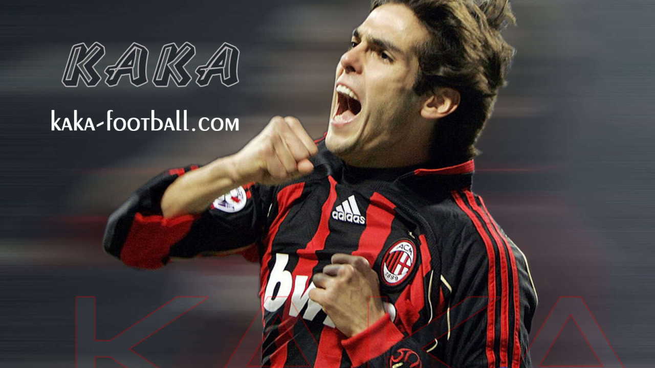 The irreplaceable football player of Milan Kaka is shouting
