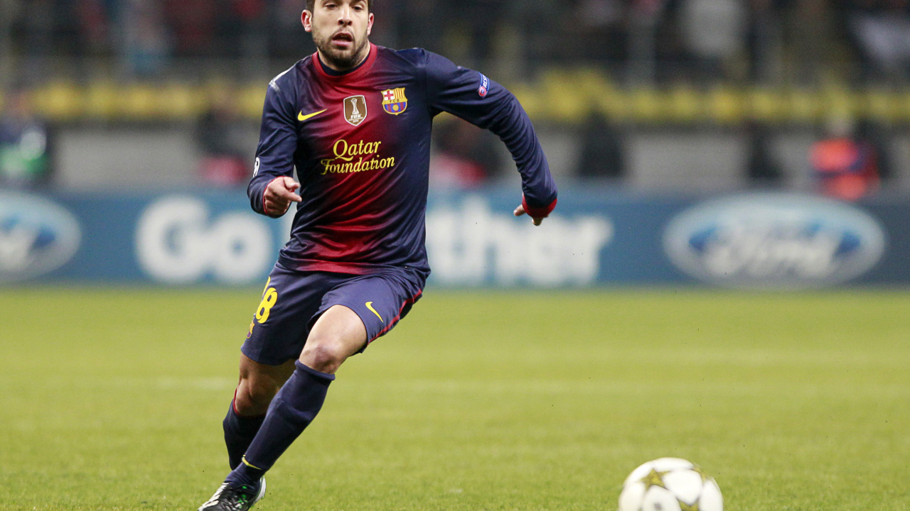 Игрок Барселоны Хорди Альба