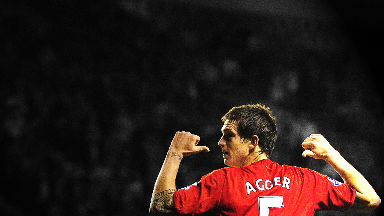 The player of Liverpool Daniel Agger