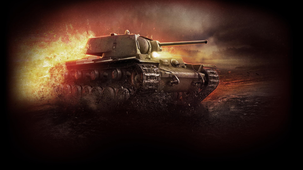 World of Tanks: поврежденный танк
