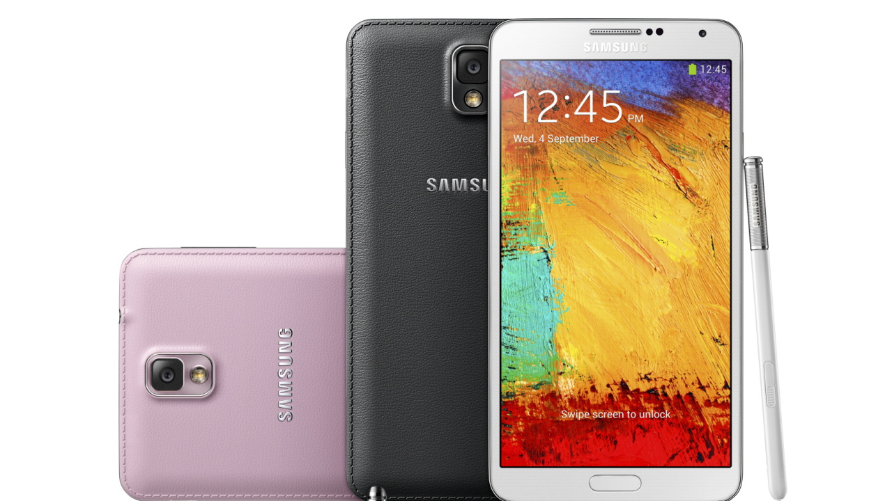 Новый Samsung Galaxy Note 3, рекламное фото
