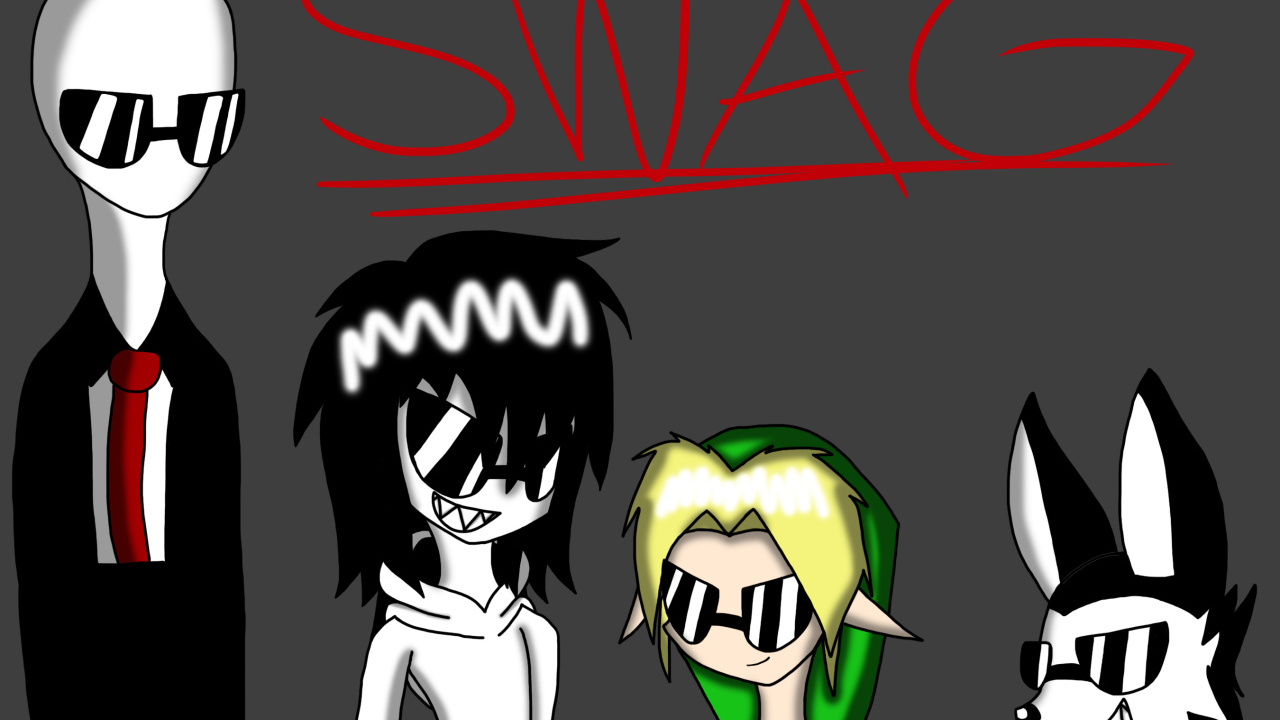 Рисунок с надписью swag