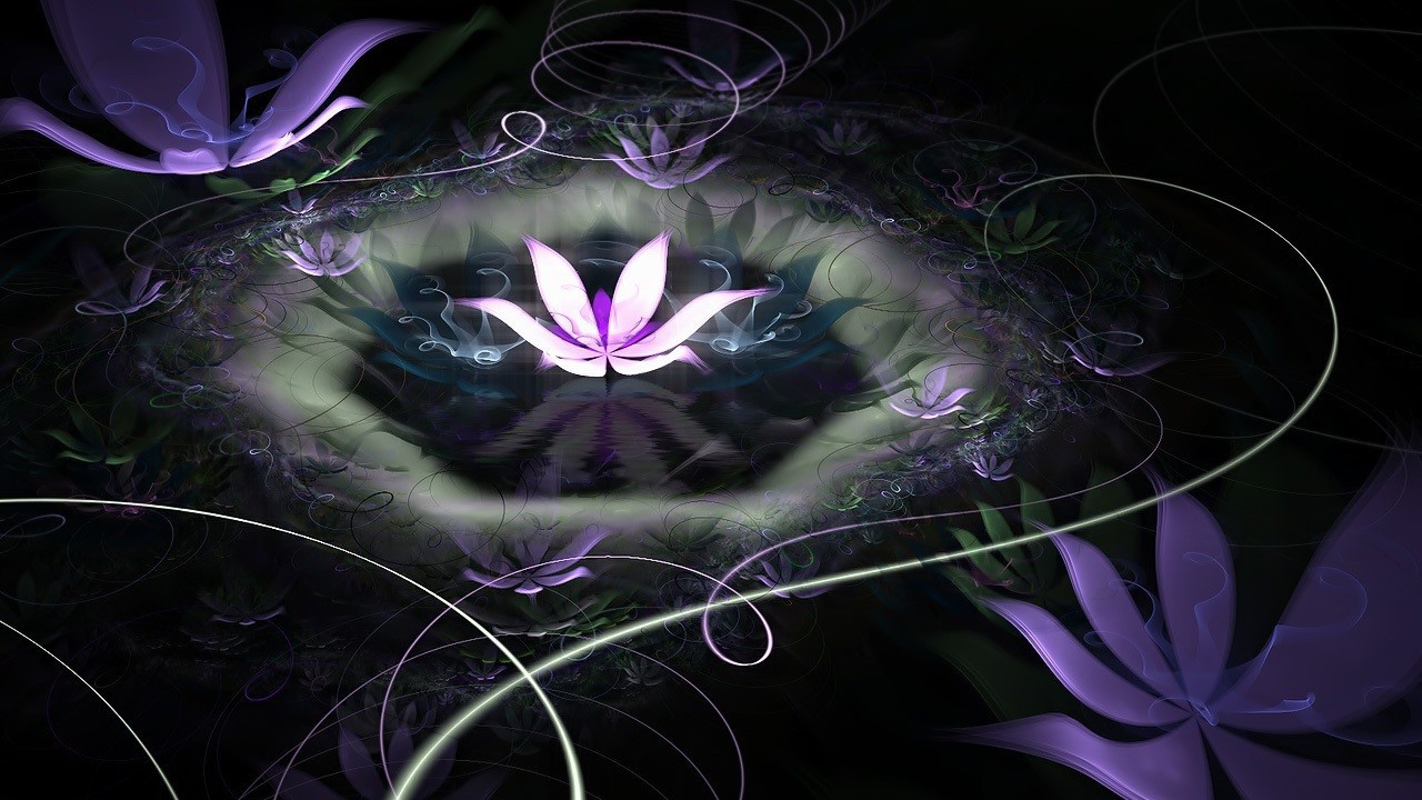 Абстрактные лилии