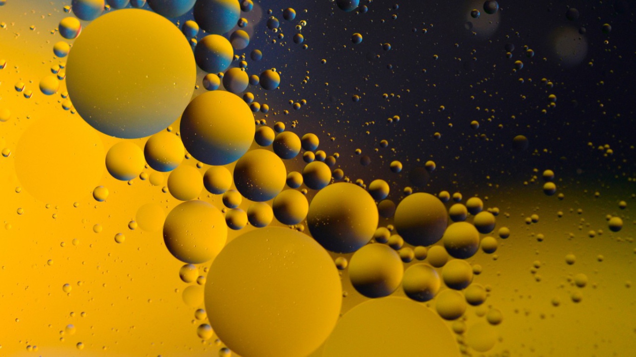 Пузыри воздуха в масле