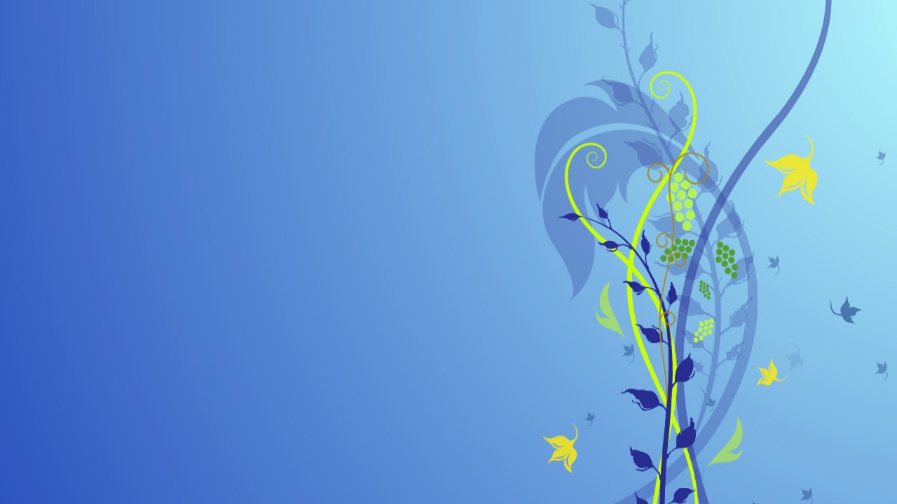 Абстрактный голубой цветок