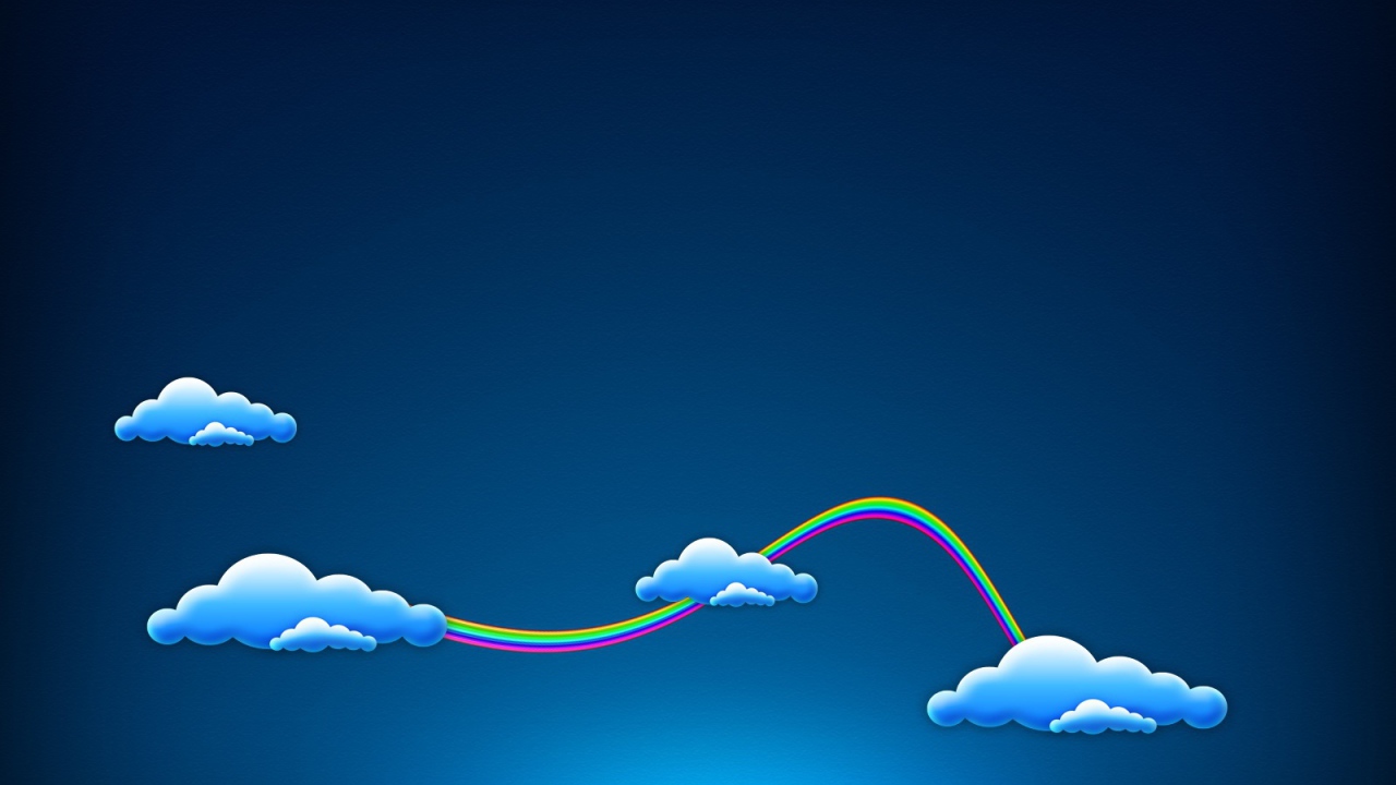 Облака в голубом небе