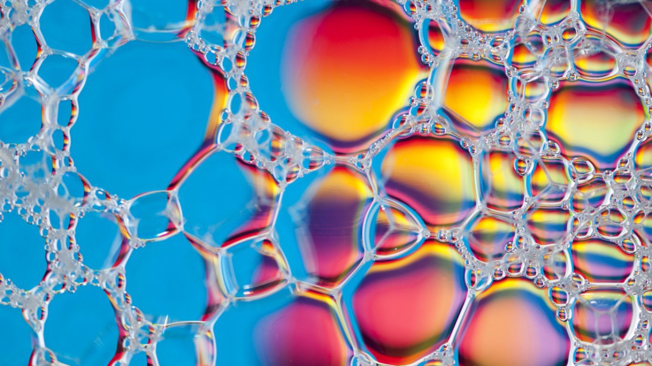 Пузыри в пене