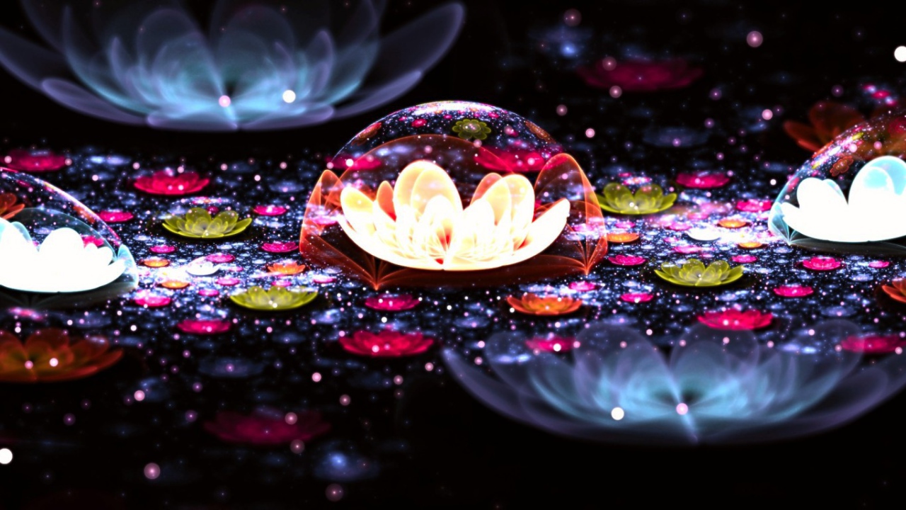 Цветок под куполом