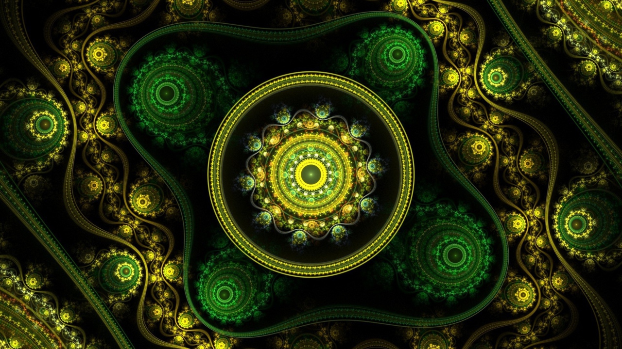 Зеленая абстракция