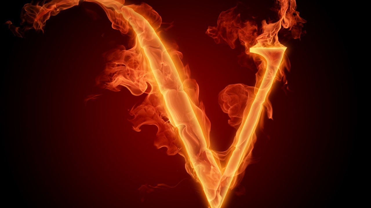 Огненная буква В