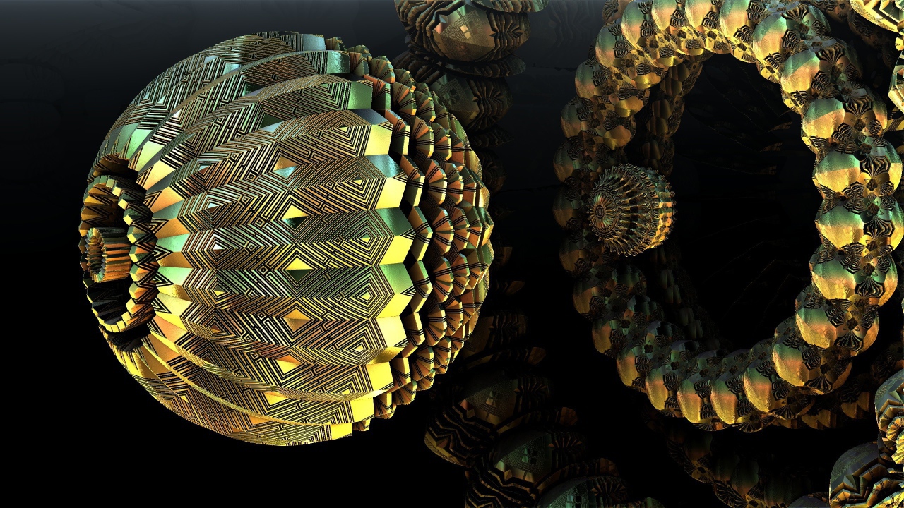 Абстрактный объемный шар