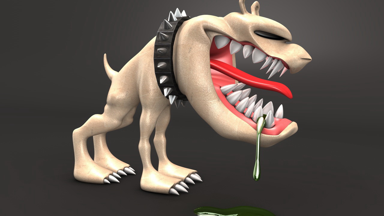 Зубастая собака