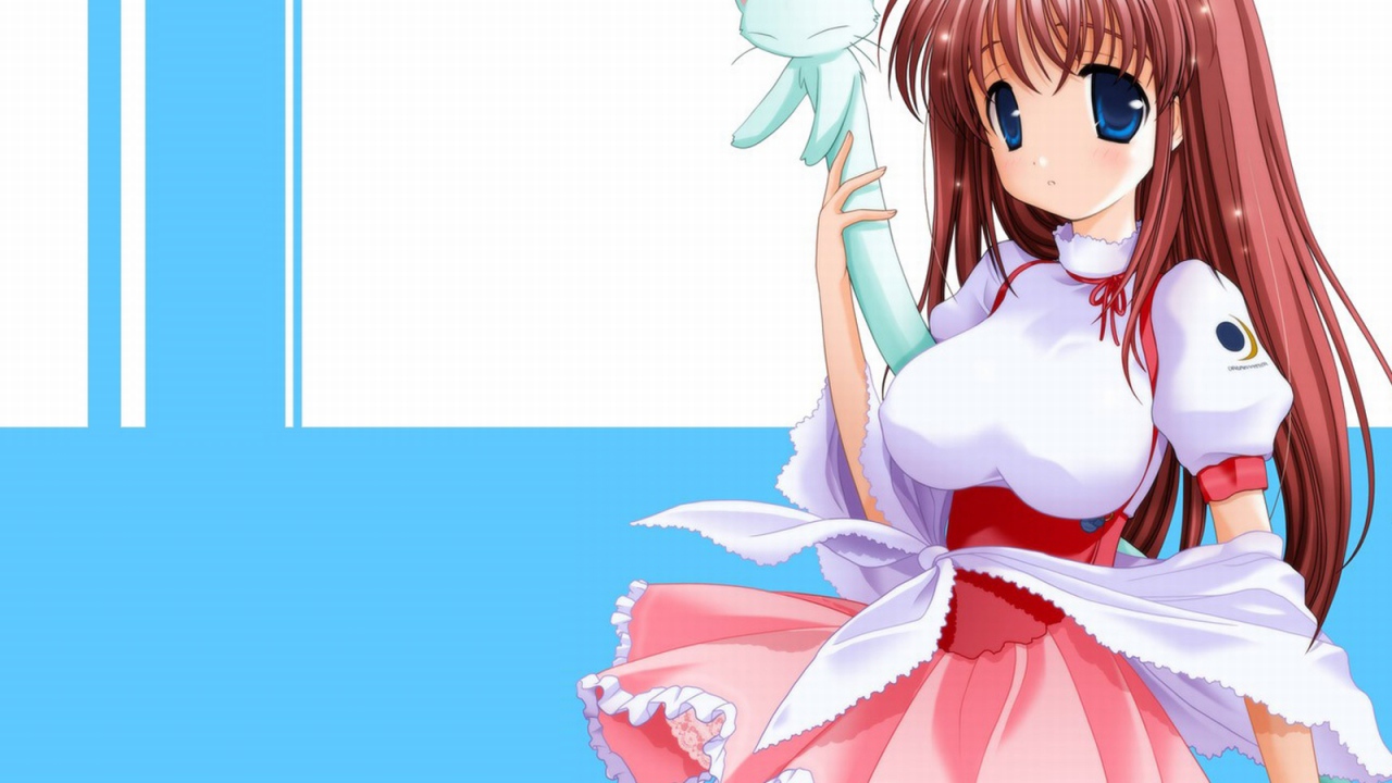 Аниме девочка с котом