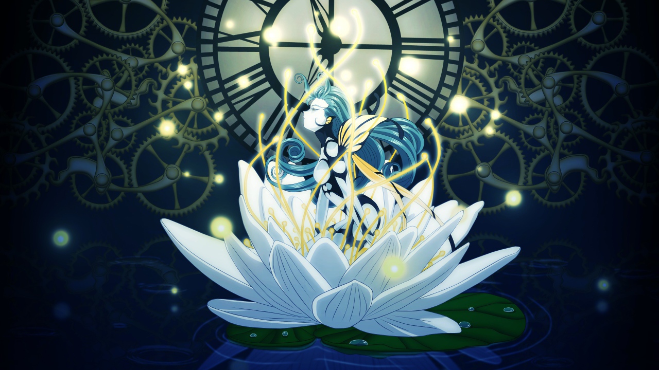 Девочка в лилии