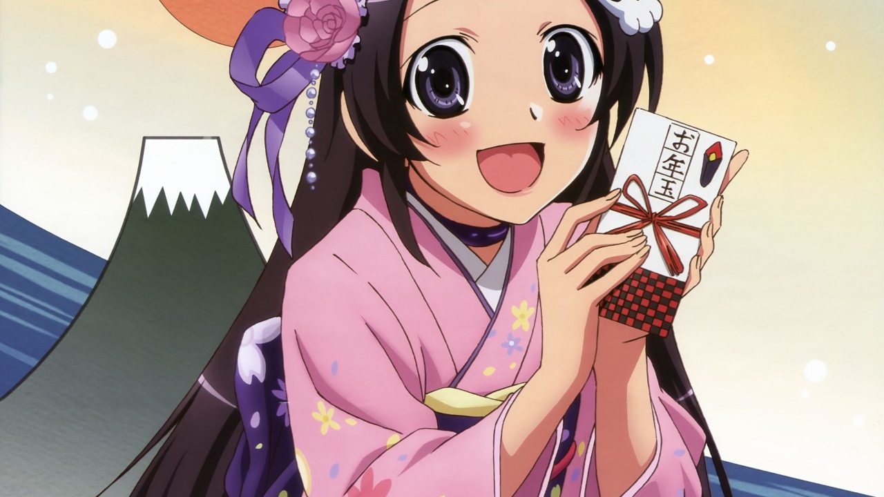 Девочка получила подарок