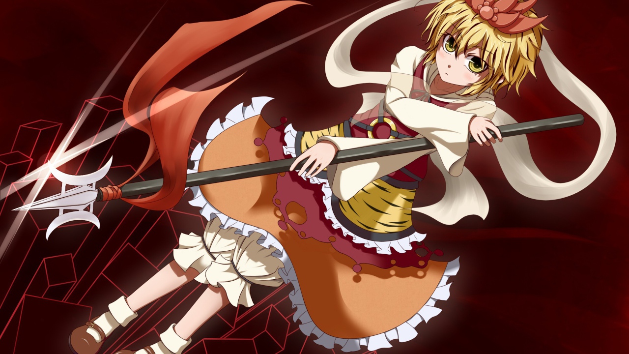 Девочка с копьем