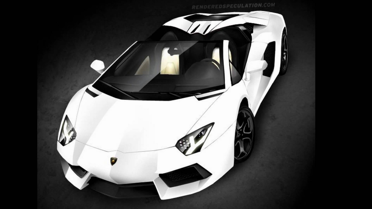 Красивый автомобиль Lamborghini Avendator 2014