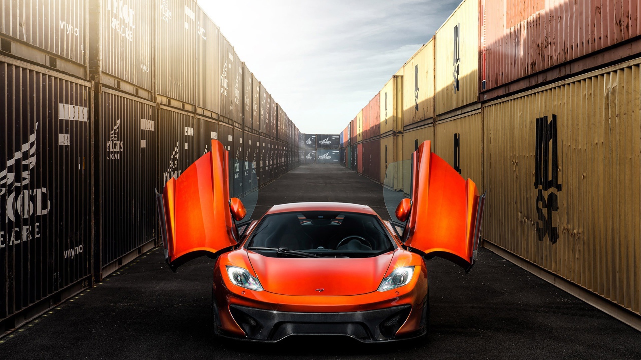 Красный Vorsteiner McLaren 12c mp4 VX