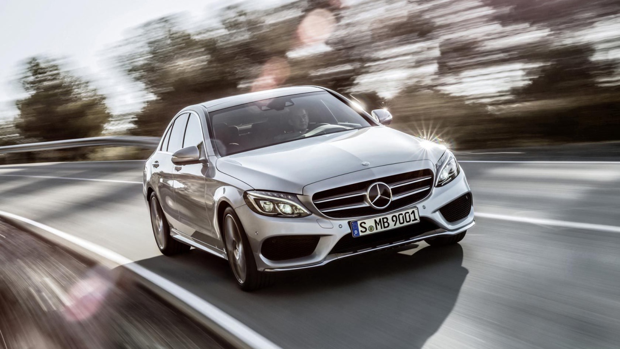 Стремительный Mercedes C class 2014