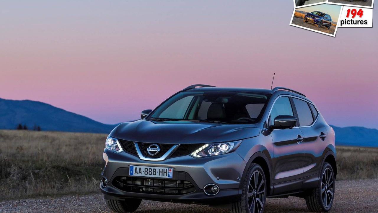 Красивый автомобиль Nissan Quashqai 2014 в Москве