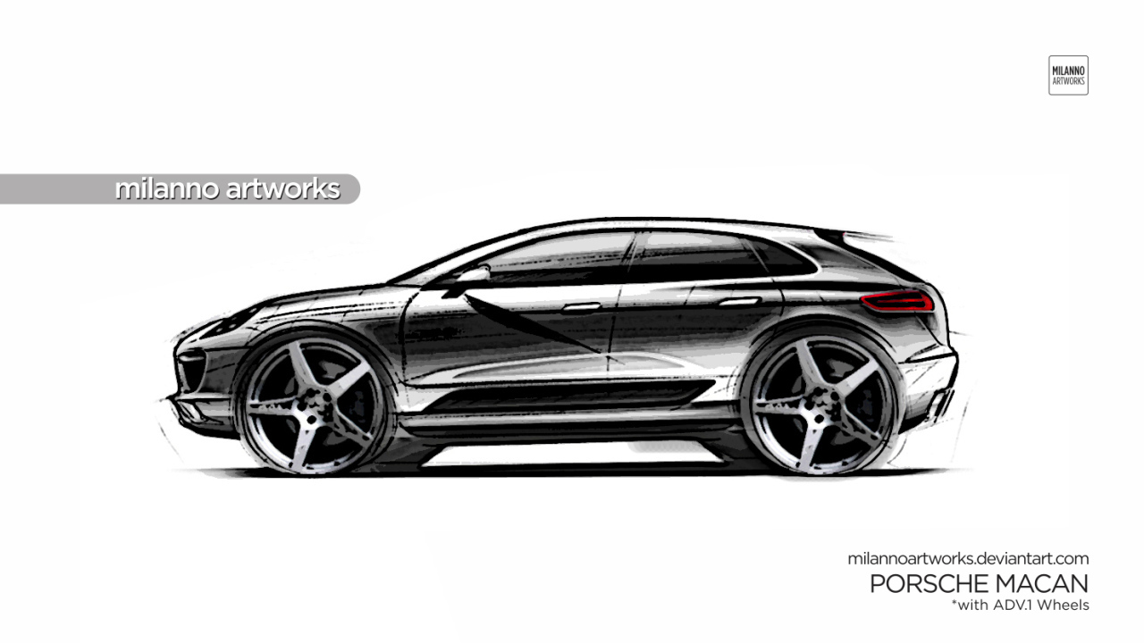 Рисунок Porsche Macan