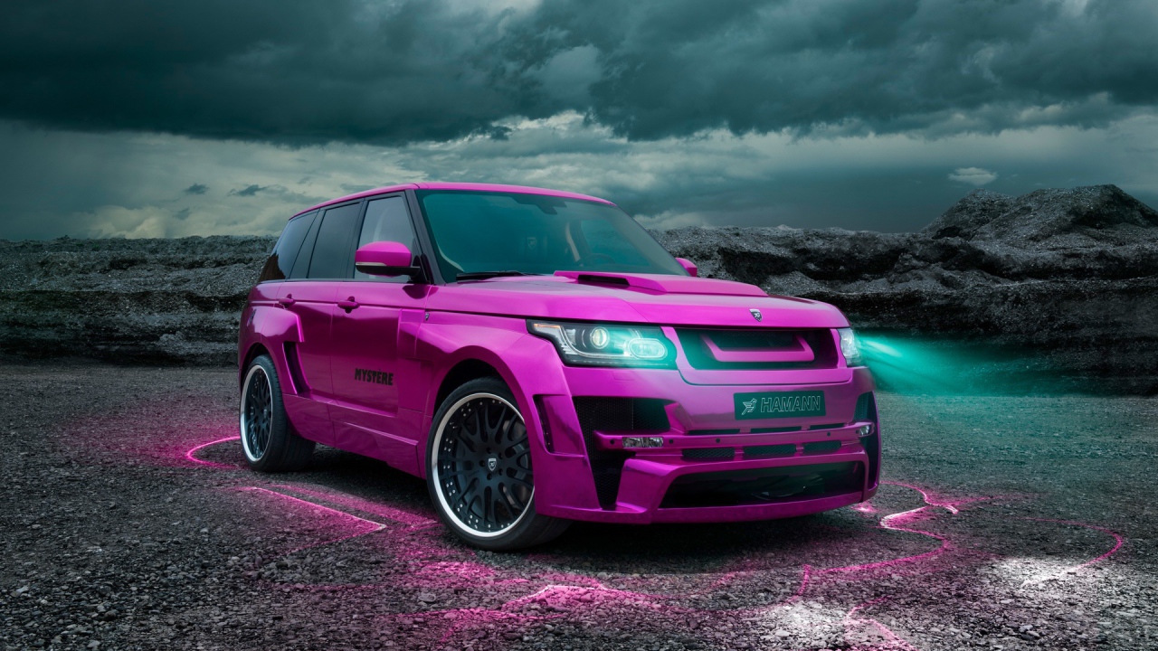 Розовый Hamann Range Rover Vogue 