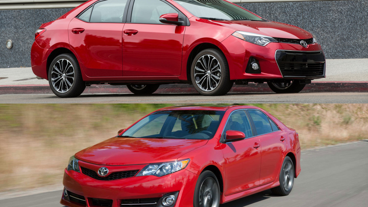 Красивый автомобиль Toyota Corolla 2014 в Москве