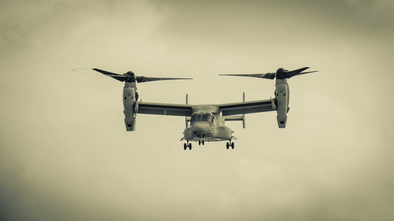 Вертолет с двумя винтами