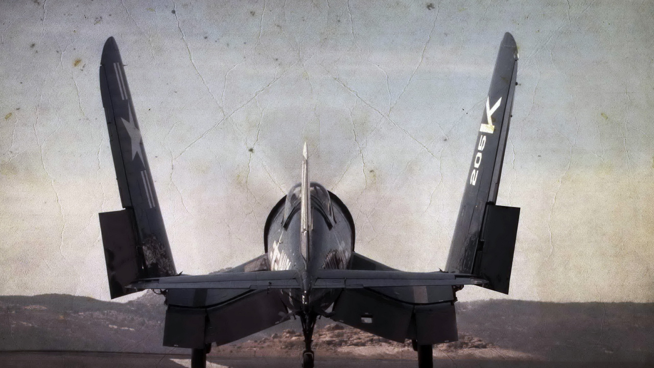 Самолет со складными крыльями