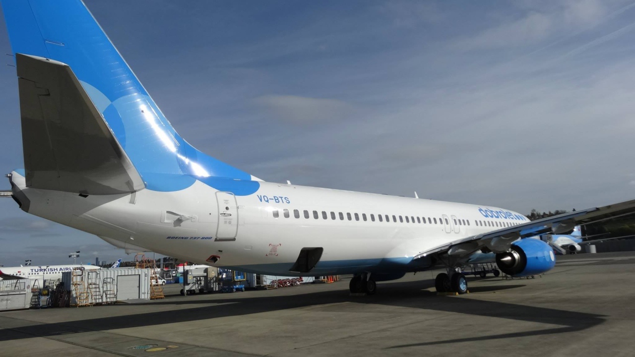 Авиалайнер от компании Добролет