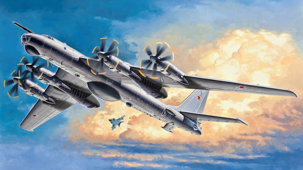 Русский турбовинтовой самолет