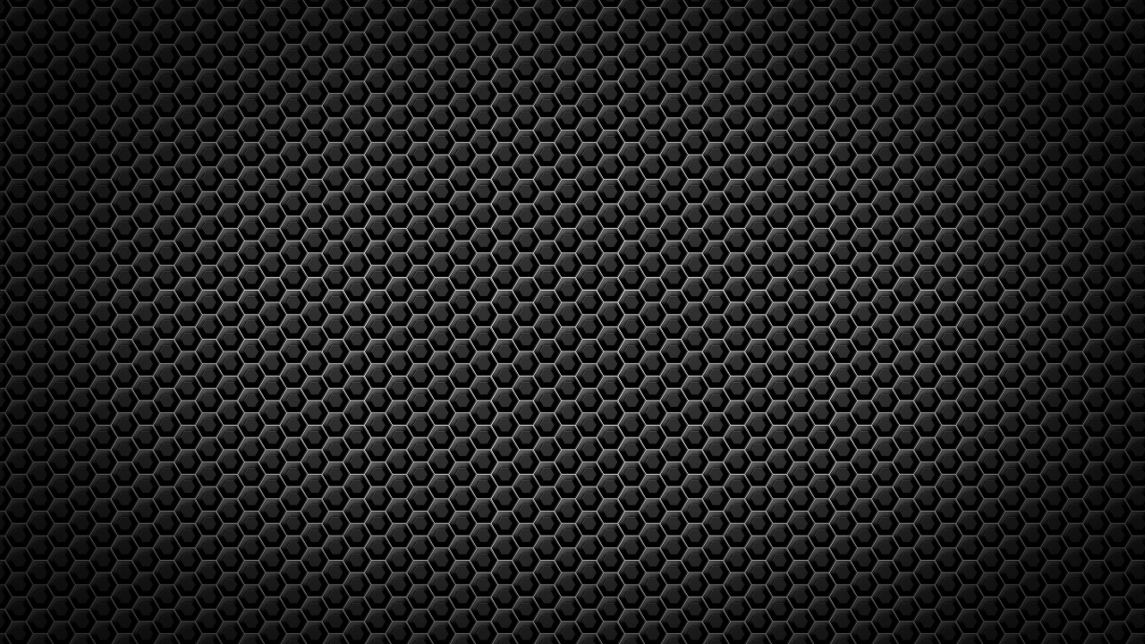 Черные обои  с шестигранной текстурой