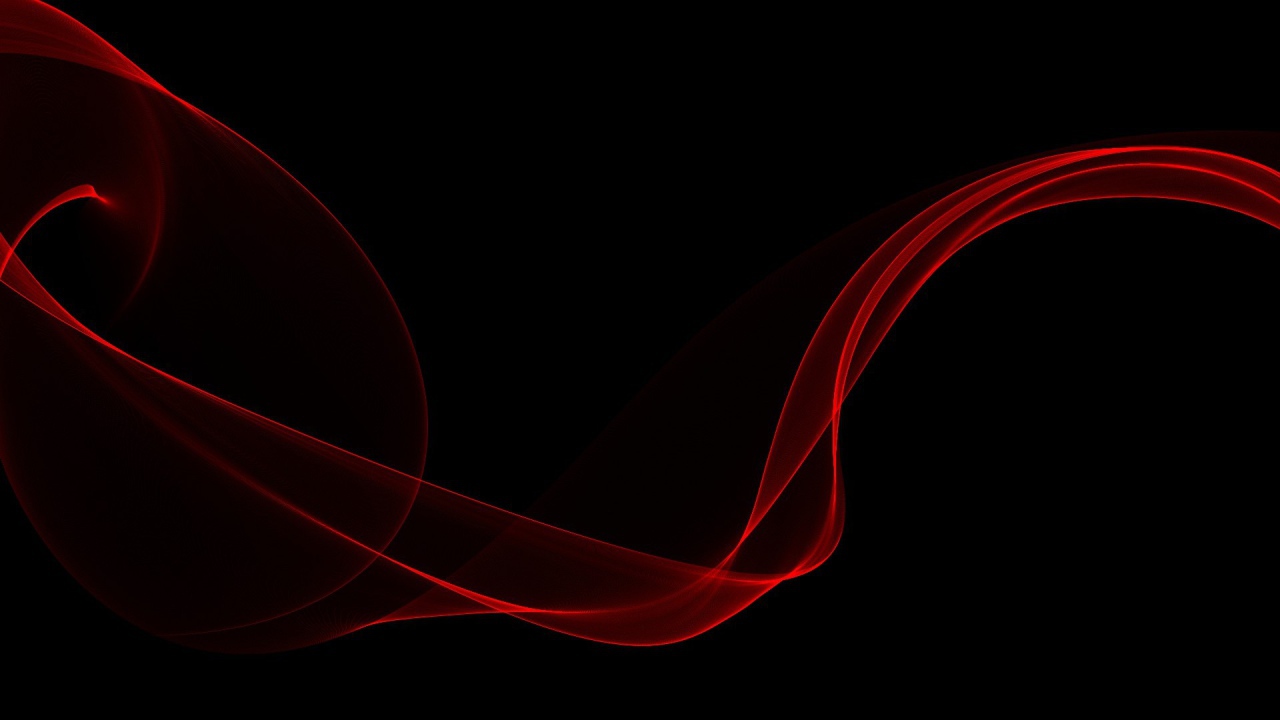 Black wallpaper with red abstraction Desktop wallpapers 1280x720