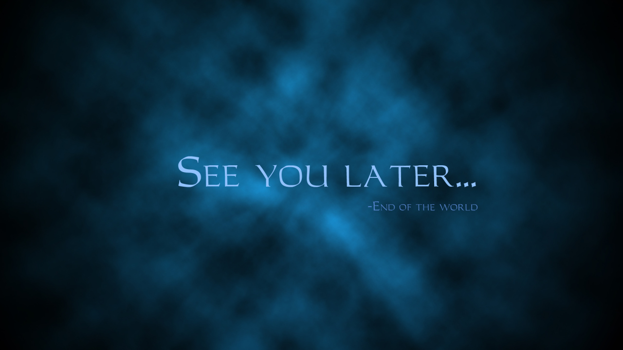 Предупреждение о апокалипсисе