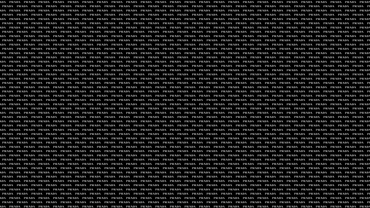 Текстура из названия бренда Prada