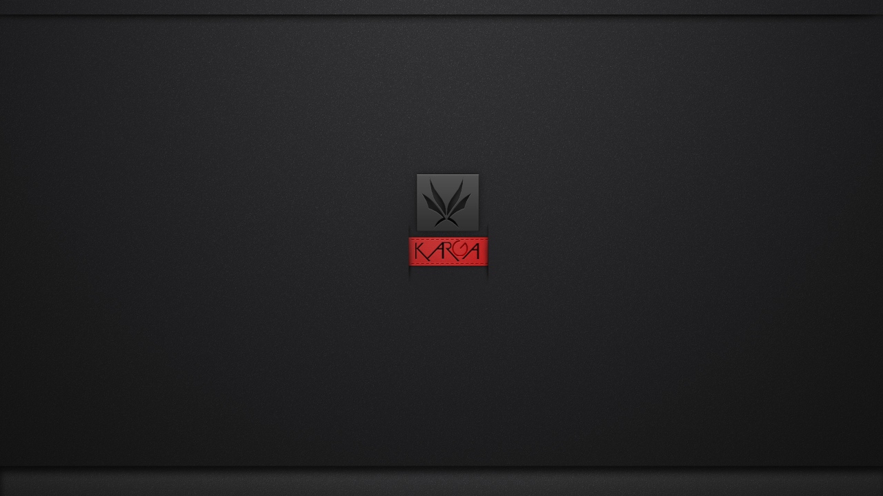 Логотип на черном фоне