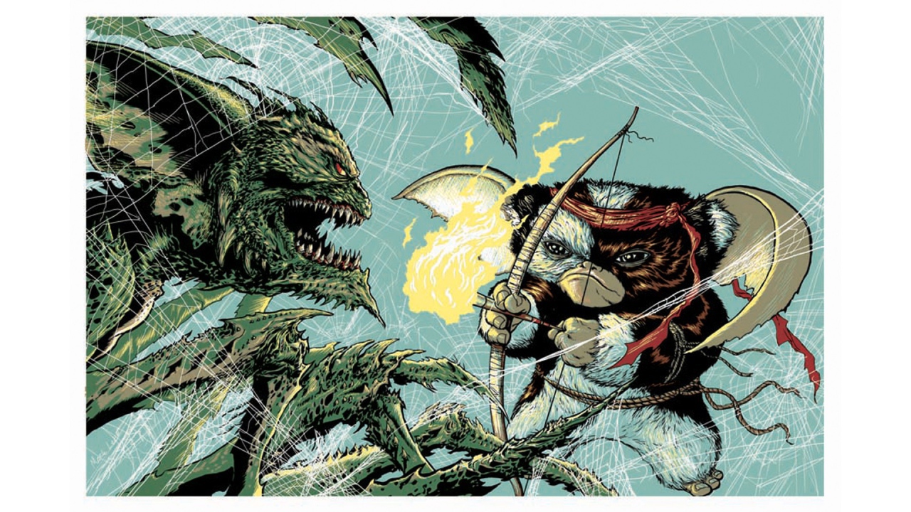 Гремлин из мультфильма