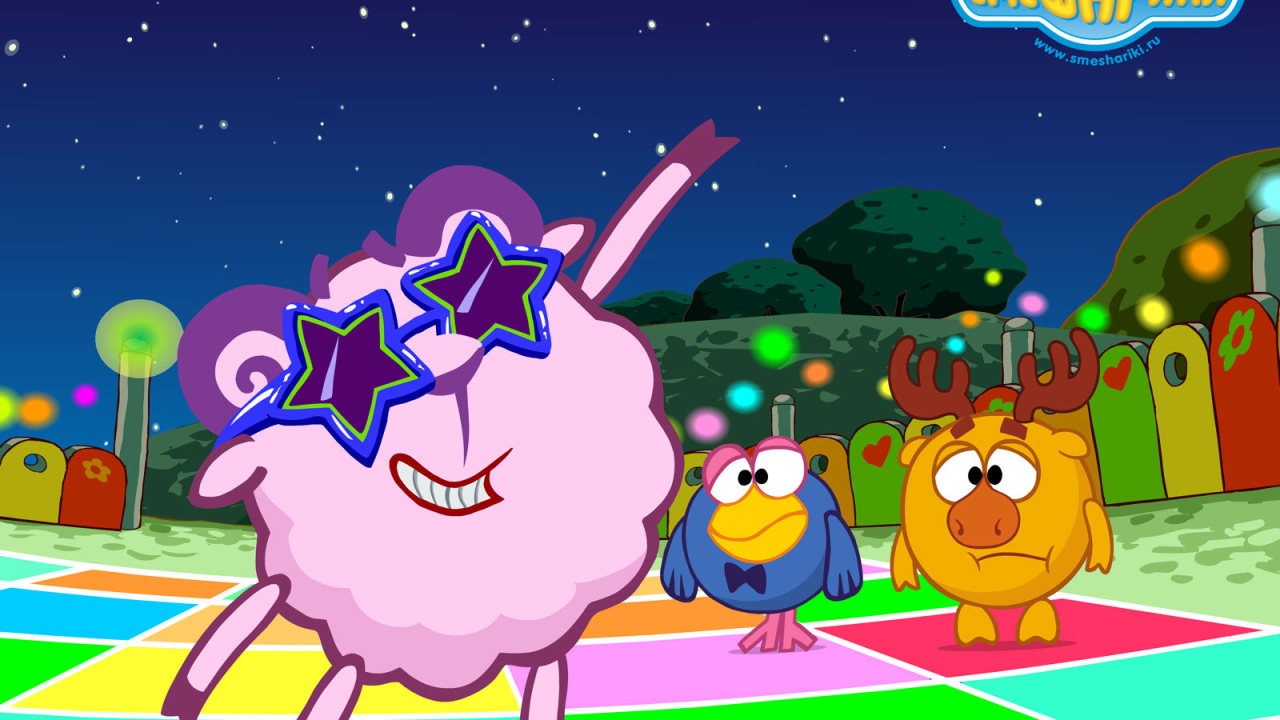 Нюша суперзвезда в мультфильме Смешарики